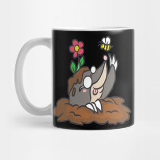 Mole Gardener Animal Funny Garden Gift Cool Mug